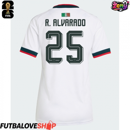 Dres Mexiko Roberto Alvarado #25 Preč pre Ženy MS 2026 Krátky Rukáv